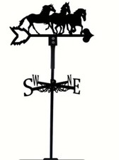 NEW  METAL  running HORSES