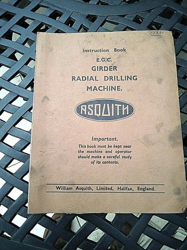 Radial drilling 1950s - radial, asquith