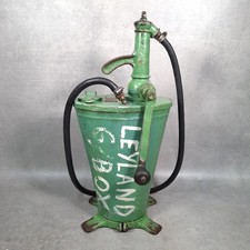 Vintage Oil Dispenser Pump Garage Equipment Wakefield Dick Industrial Oils Prop