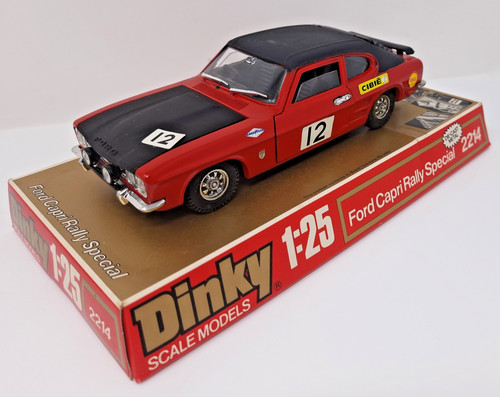 Vintage dinky ford capri rally - vintage,