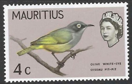 Mauritius 1965 bird stamp - 1965,