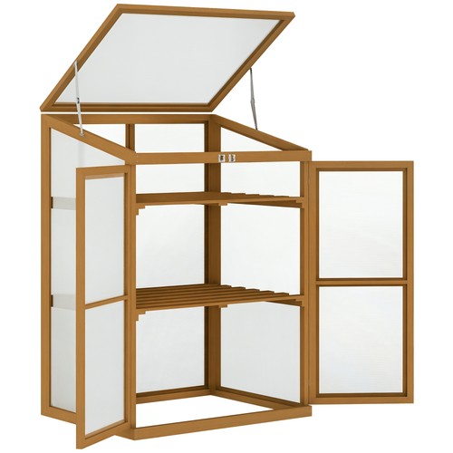 Fir wood garden planter - garden,