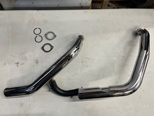 Harley Davidson Dyna Street Bob Stock Exhaust headers twin cam softail evo