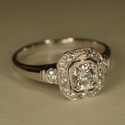 Vintage engagement ring art - vintage,