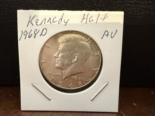 Kennedy half dollar 1968 - kennedy, 1968.