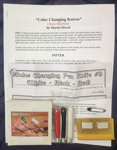Color changing pen knives - color,