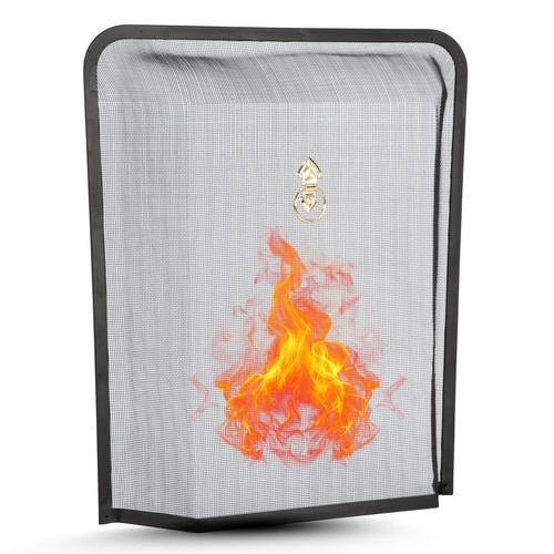 Fireplace spark guard screen - spark,