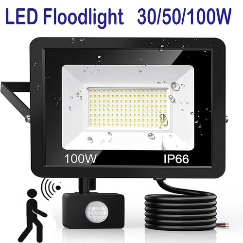 100w led floodlight pir - 100w,