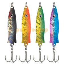4pcs Toby Spoons Sea Fishing