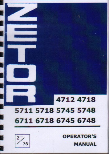 Zetor 4712 4718 5718 5745 - zetor,