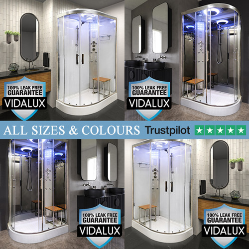 Steam shower cabin vidalux - shower, ss