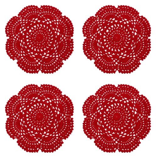 Inch doilies crochet round - doilies,