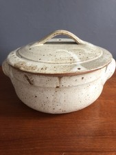 Aylesford The Friars Pottery stoneware Lidded cooking pot/ Casserole Dish.