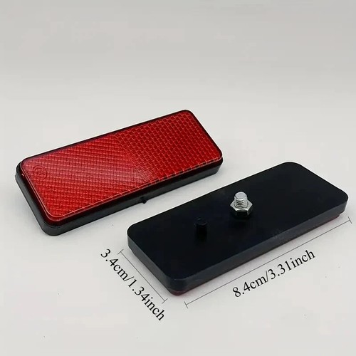 Pcs rear red rectangle bolt - 2,