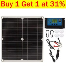 600W Solar Panel Kit 12V Battery Charger 100A Controller RV Trailer Camper Van