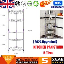 5 Tier Kitchen Pan Stand Pot
