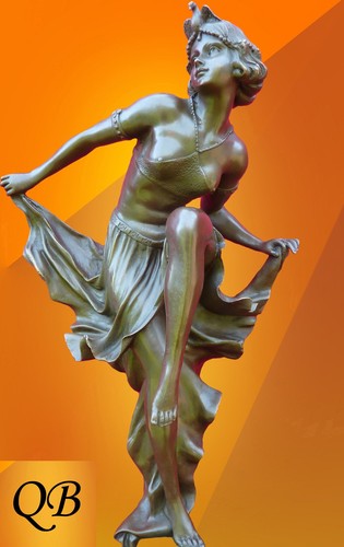 Art deco bronze figurine - bronze,