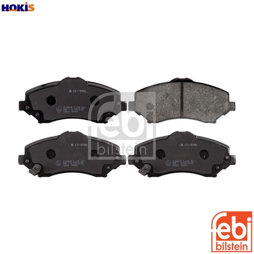 Brake pad set - pad,