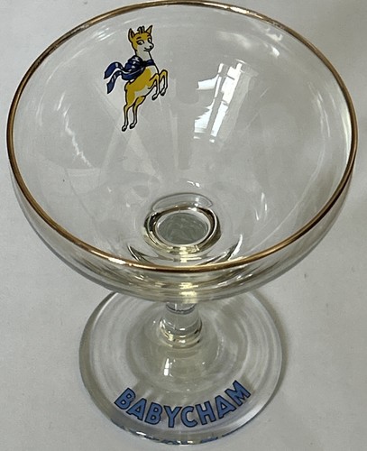 Vintage babycham glass - 1,