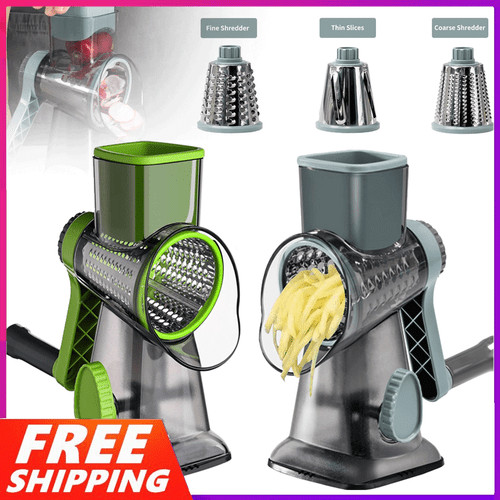 Rotary cheese grater ss - cheese,