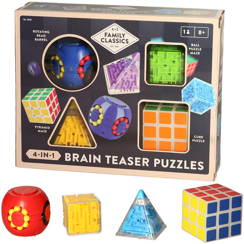 Brain teaser puzzle box gift - teaser,