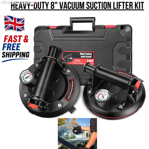 Vacuum suction cup glass - 8'',