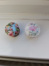 Two Bone China Trinket Dishes