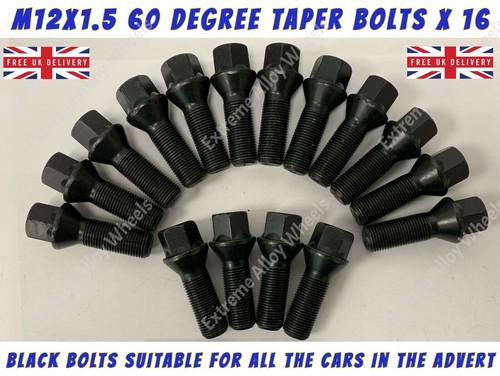 Black wheel bolts fits - wheel,