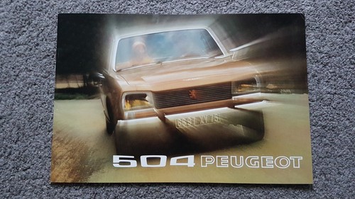 Peugeot 504 pages sales - 504,