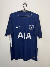 TOTTENHAM HOTSPUR 2017/2018 PLAYER ISSUE AWAY FOOTBALL SHIRT NIKE JERSEY SIZE L