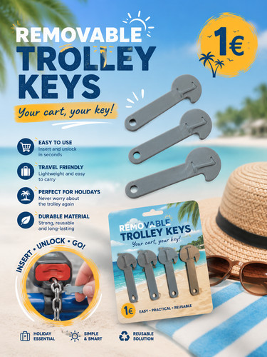 Removable euro trolley - 4x,