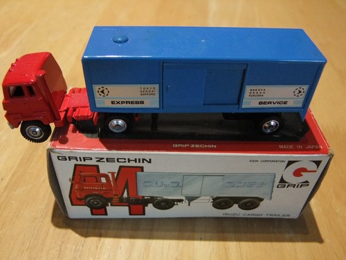 Isuzu artic with box trailer - with,