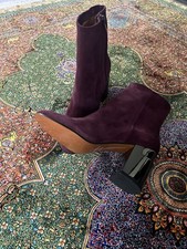 Robert Clergerie Claret Suede ankle Boot