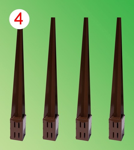 Fence post spike holder - fence,