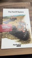 Fiat Tractor DT Book Leaflet Brochure 8 Pages 
