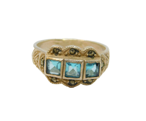 Sterling silver blue - sterling,