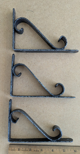 Vintage shelf brackets - shelf,