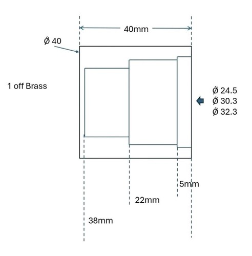 Custom part brass your - custom, to