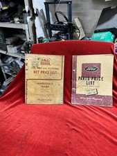 2 Vintage 1947 & 1950 FORD PARTS PRICE CATALOG ORIGINAL Mercury 1940’s 1950’s