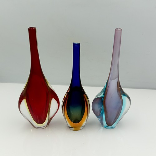 Small murano sommerso - 3x, glass
