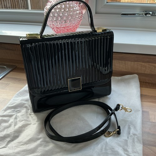 Ted baker black patent - black, bag
