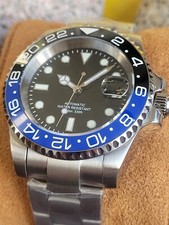Mens 40mm luxury Black Blue