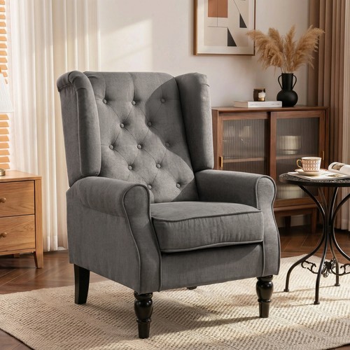 Retro accent chair wingback - chair,