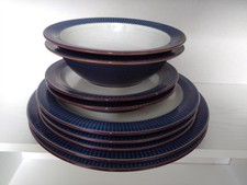 Denby Storm (blue) dinner