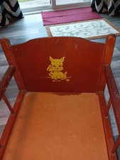 Vintage Wooden Baby Doll Crib