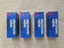 4 x Original Mullard EL34