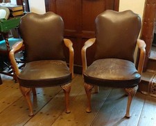 Pair Georgian Style Queen Anne