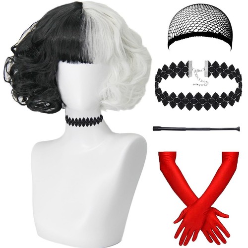 Cruella deville black and - deville,