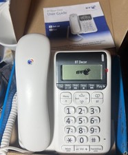 BT Decor 2500 Corded Telephone With Answering Machine White -