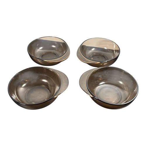 Pyrex england amber brown - amber,